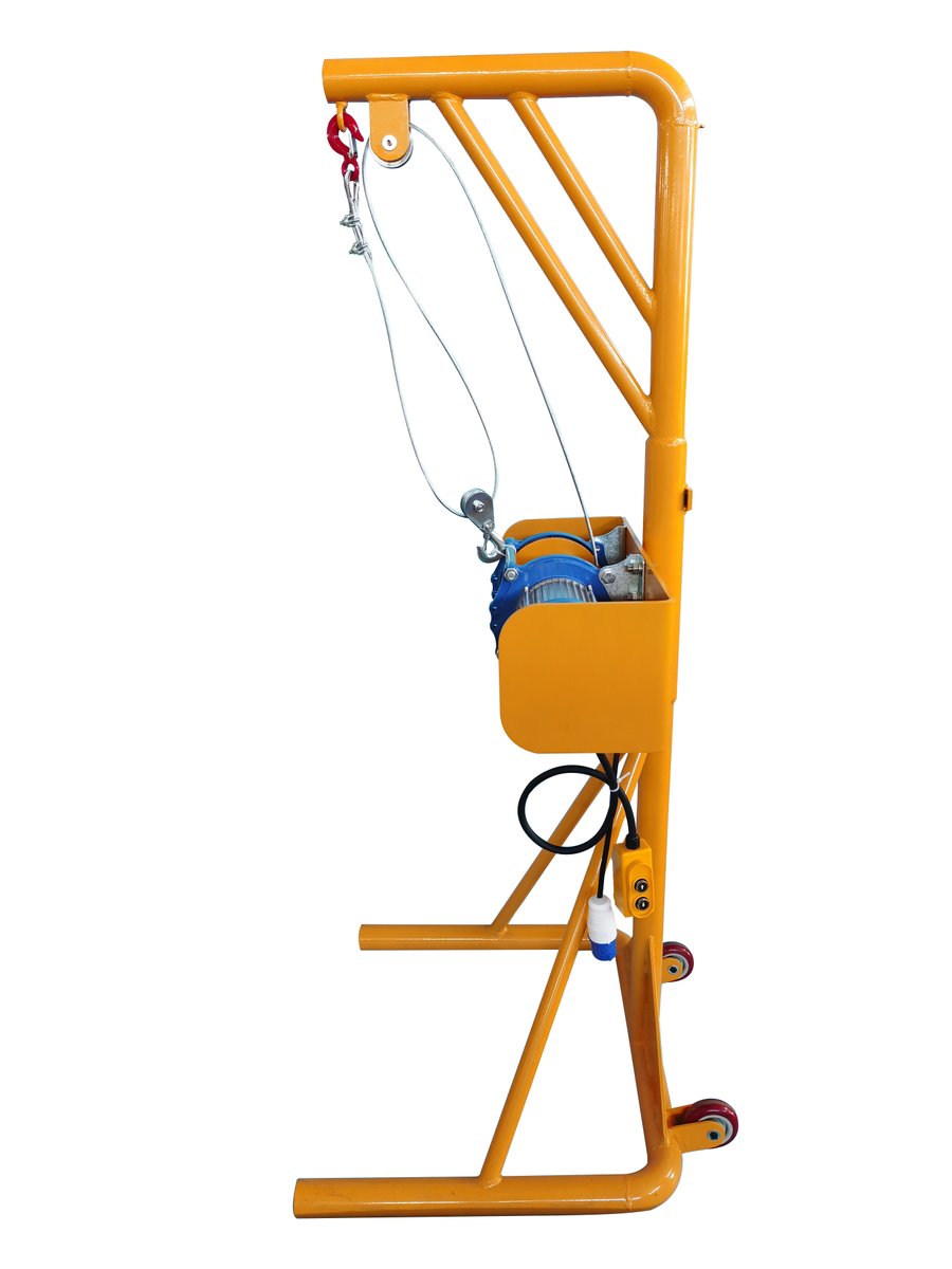 電動マッキングウインチ 300kg 110V - 船舶タンク用昇降機 全体像
