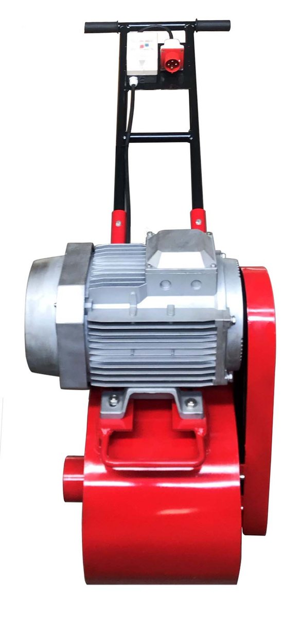 Máquina eléctrica de desbaste por impacto para cubiertas de barcos, modelo ALLK 2000, 440V, con tambor de cadena