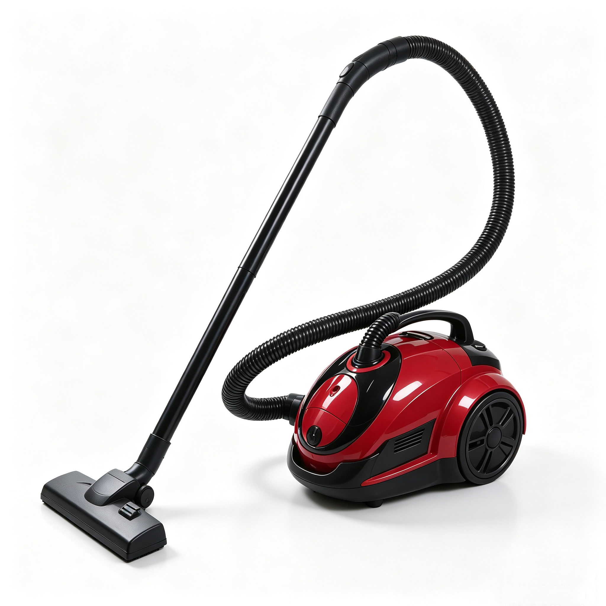 1600W 220V electric vacuum cleaner with dual-position brush and accessories for marine use on ship