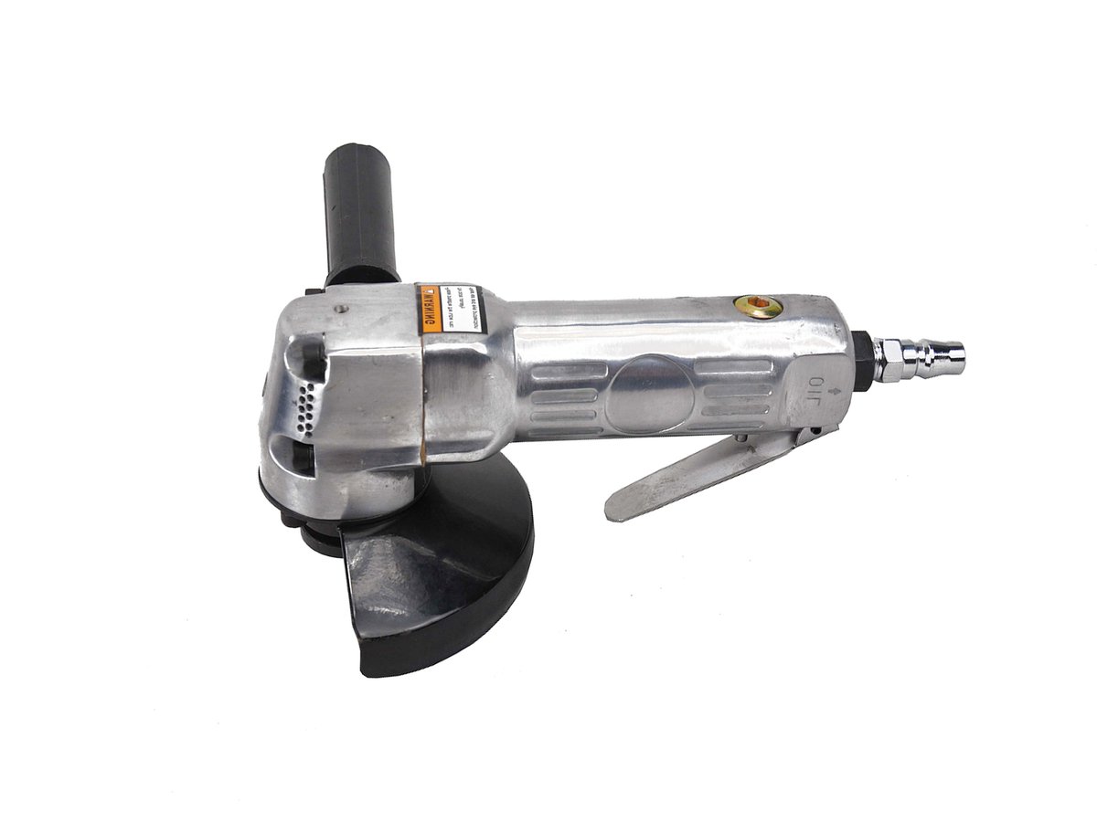 Amoladora angular neumática 100mm para uso marino en astillero