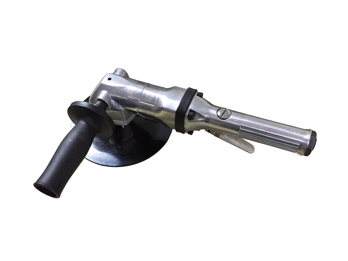 Pulidora angular neumática 180mm para uso marino