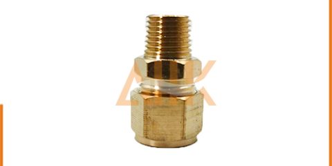 Brass Flareless Male Connectors