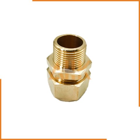 Brass Flareless Male Connectors