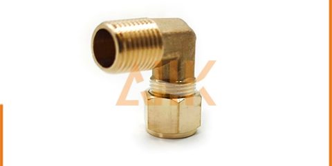 Brass Flareless Male Elbows