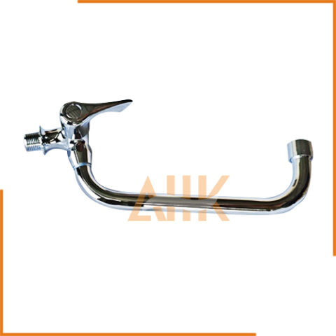 FAUCET WALL RIGHT HANDLE WITH OVERHEAD SWIVEL SPOUT 13(1/2)