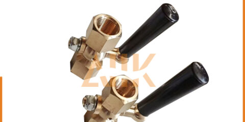 Brass Meter Cocks with Lever Handle Both Female Ends
