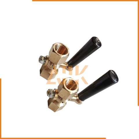 Brass Meter Cocks with Lever Handle Both Female Ends