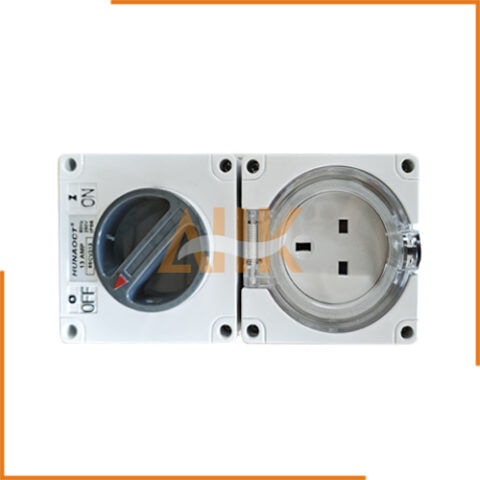Outdoor waterproof switch socket