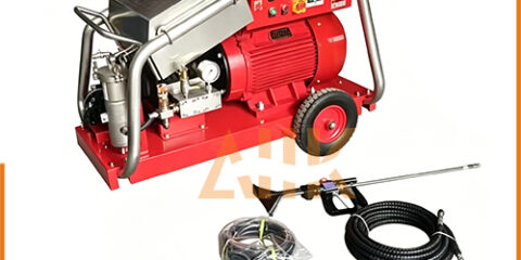 WONDERO 1100 bar ultra high pressure cleaning machine with stainless steel crankshaft pump and 50kW motor for heavy duty marine and shipyard surface preparation